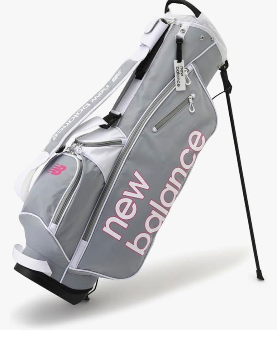 限定品　レア new balance フード付きキャディバッグ グレー