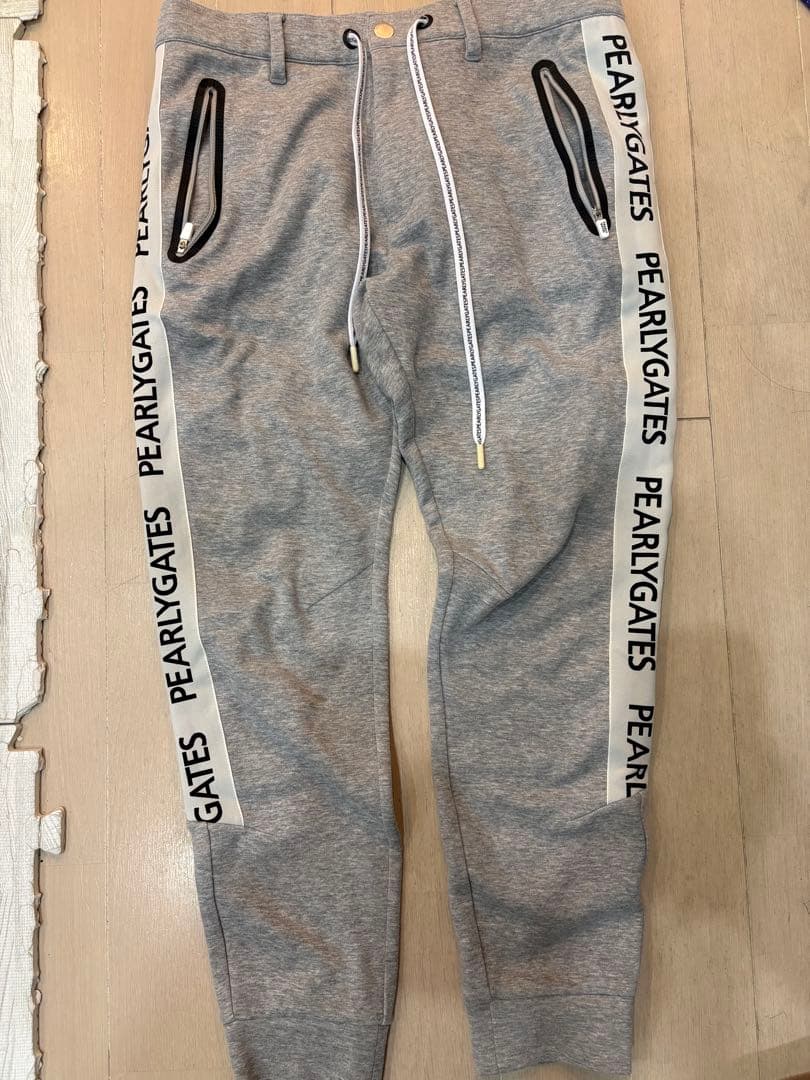 PEARLY GATES グレー スウェットパンツ
