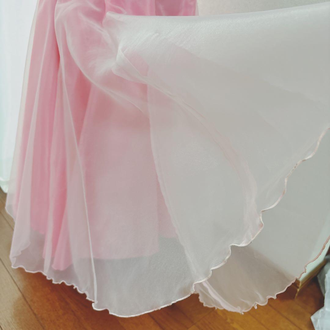 フラダンス　ドレス　ピンク