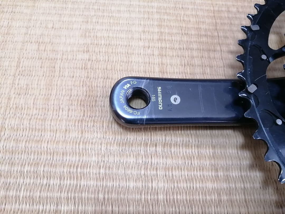オ*ン様 シマノ トリプルクランク FC6604G　165mm 美品 ブロンプト