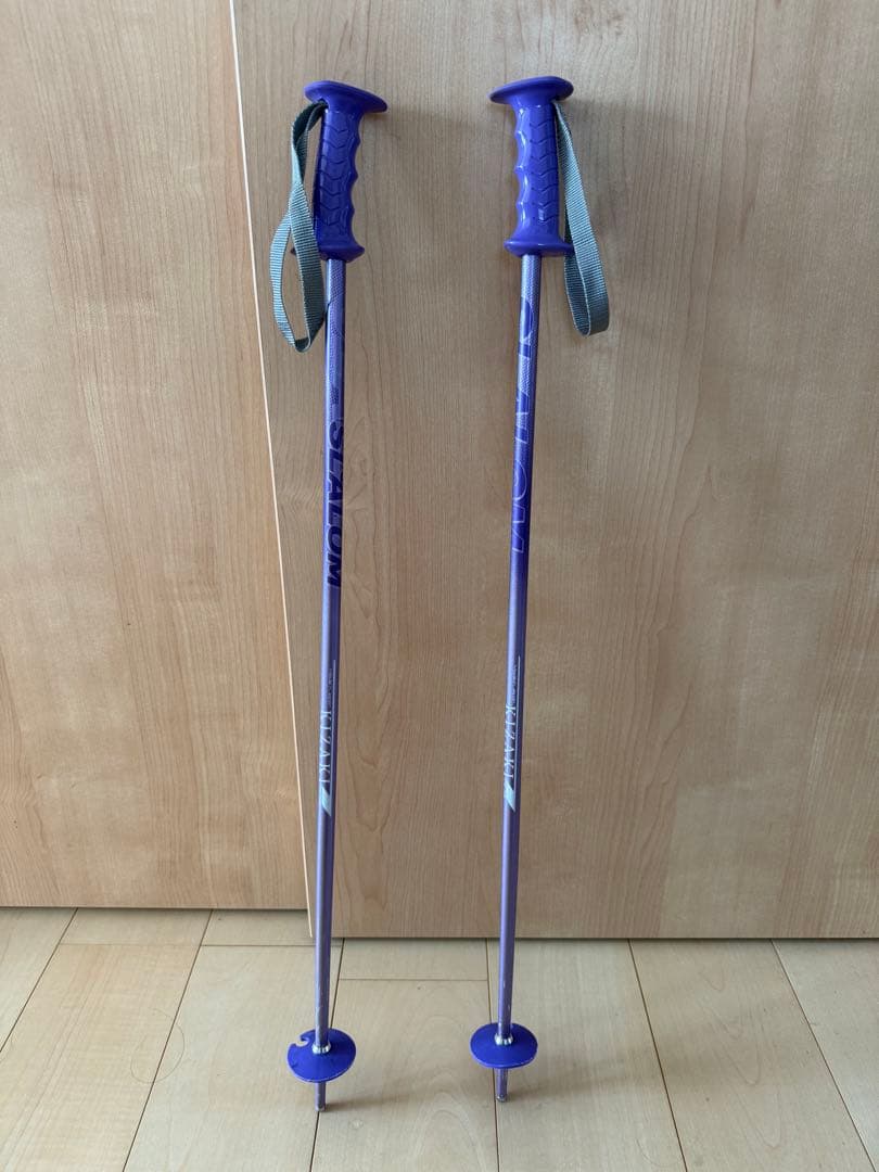 ジュニア　スキー3点セット　板100、ブーツ19〜19.5cm、ストック80cm