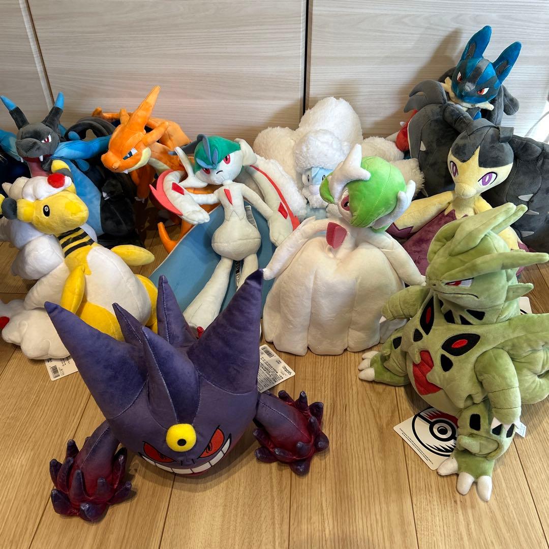 ポケモンセンター メガシンカ ぬいぐるみ 10点セット