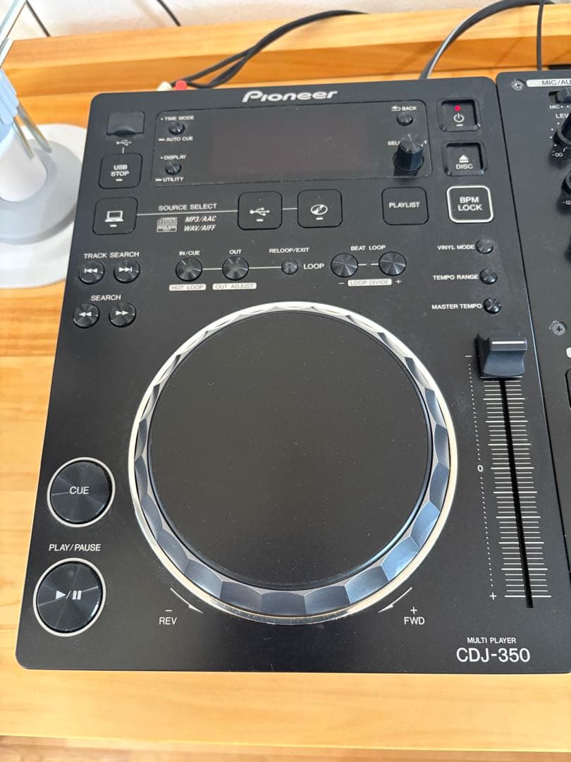 Pioneer CDJ-350 2台 とJDM-350 1台のセット