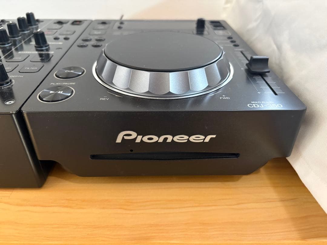 Pioneer CDJ-350 2台 とJDM-350 1台のセット