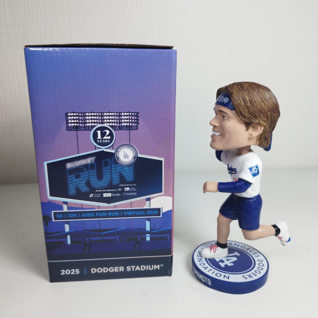 山本由伸 ドジャース サンセットラン ボブルヘッド 美品 2025 ラ IEZ0