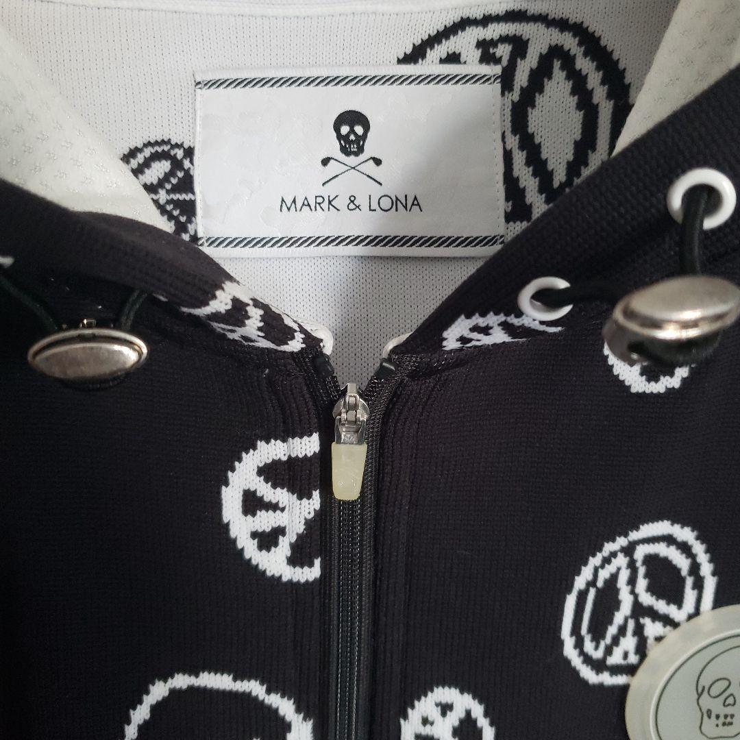 【美品】MARK&LONA マーク&ロナ ニットパーカー ゴルフウェア