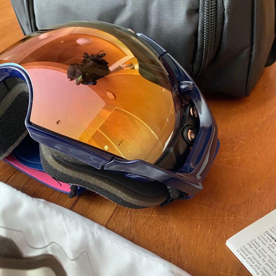 【美品】OAKLEY スキー・スノーボードゴーグル　エアブレイク