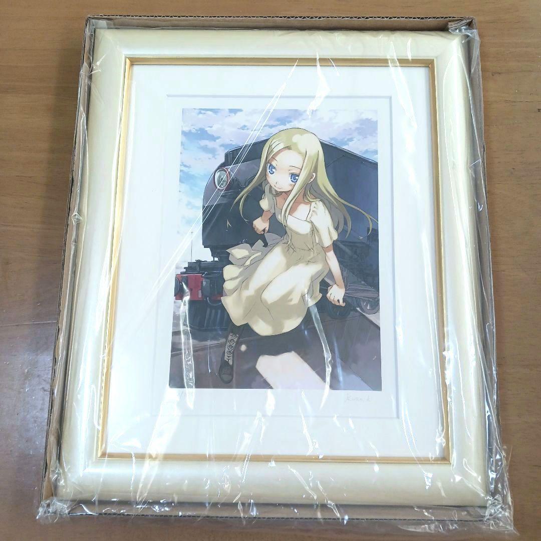 アリソン 直筆サイン入りカラー複製イラスト 黒星紅白複製原画　新品・未開封