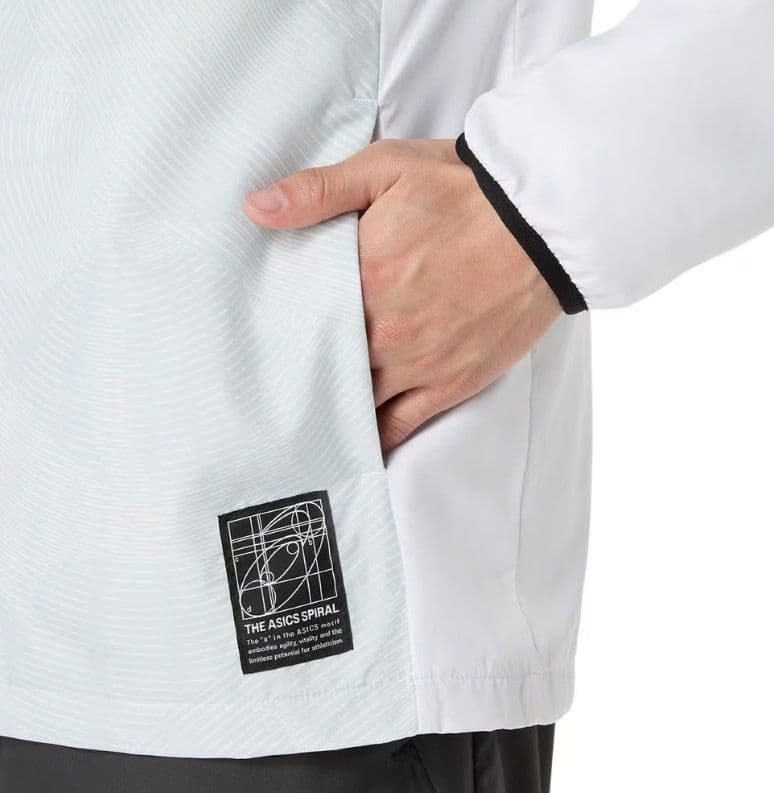 アシックス裏トリコットグラフィック ウインドブレーカー