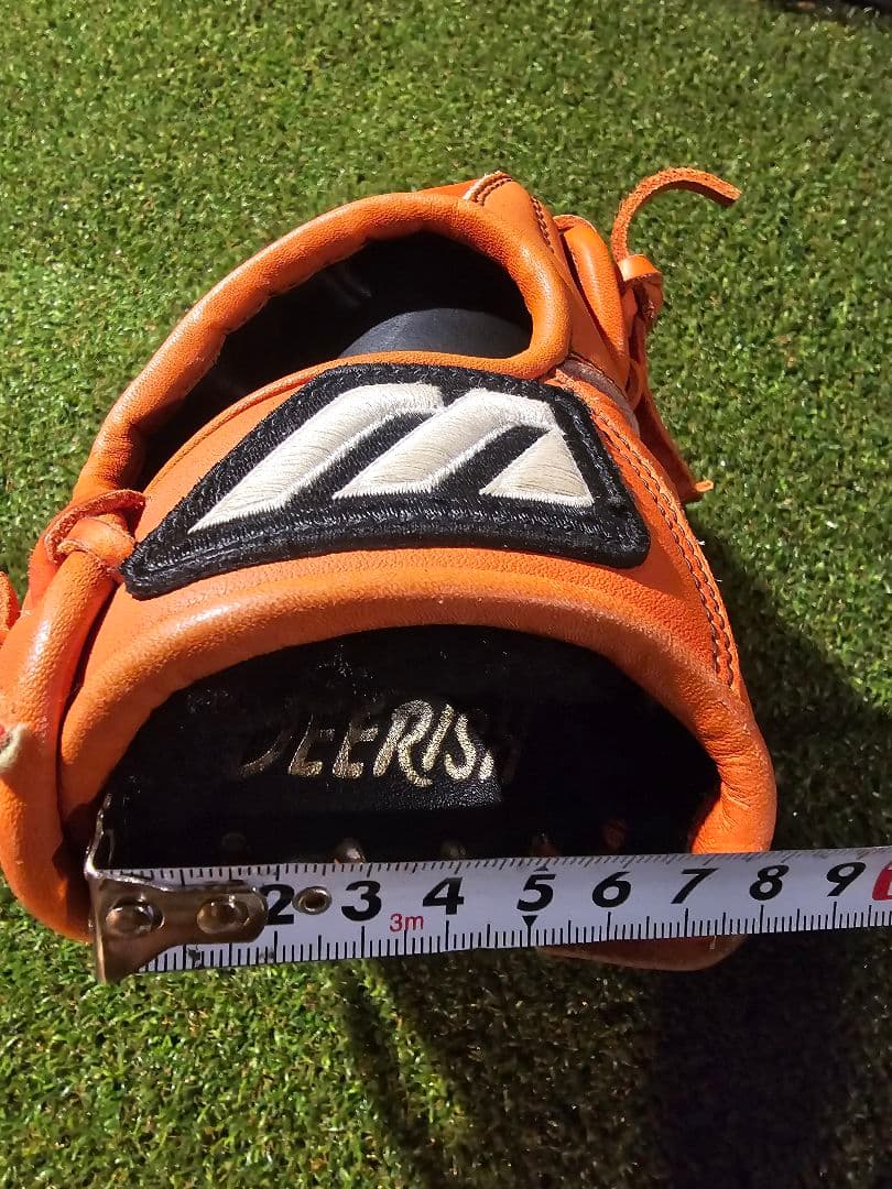 ミズノ　ビューリーグ　軟式　ジュニアサイズ　プラチナM　イチローモデル　オレンジ