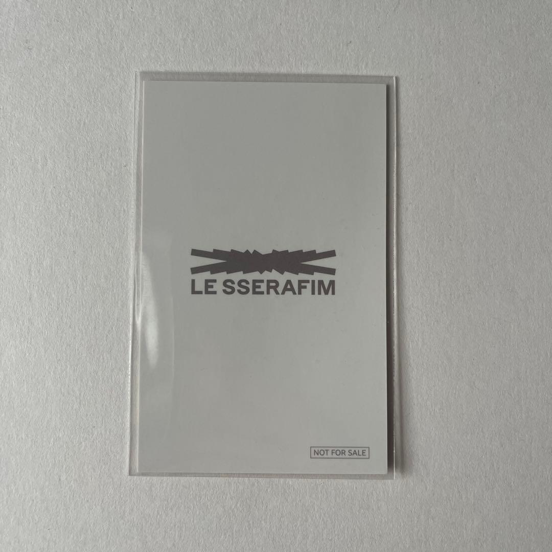 【超貴重‼️】LE SSERAFIM ウンチェ　サイン入りトレカ