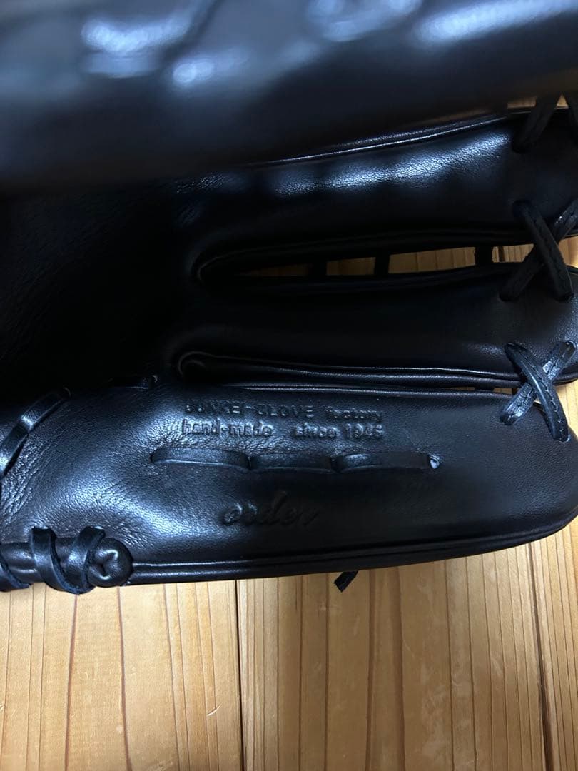 6*3様 【限定】ジュンケイグラブ 硬式 オーダーグラブ 限定色 KARASUブ