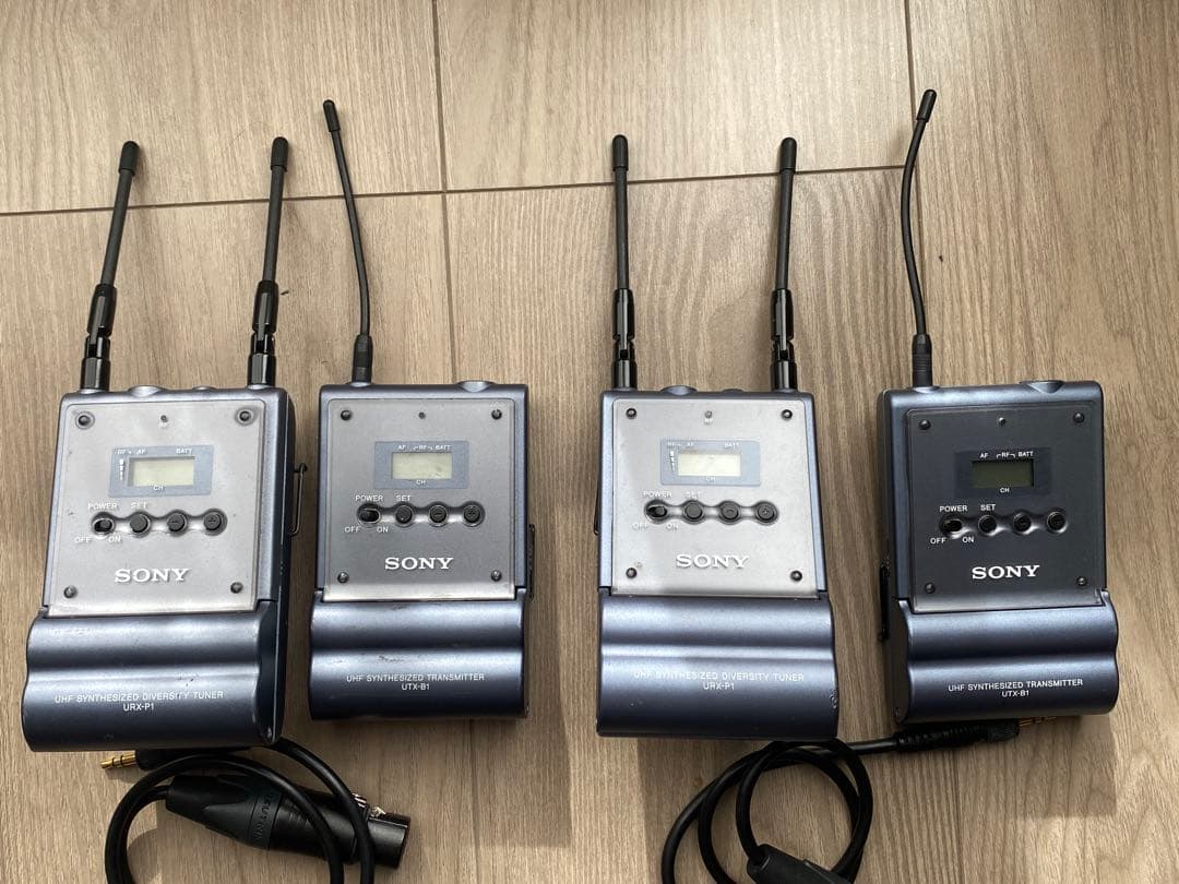 SONY ワイヤレスマイクシステム URX-P1 UTX-B1 2セット 動作品