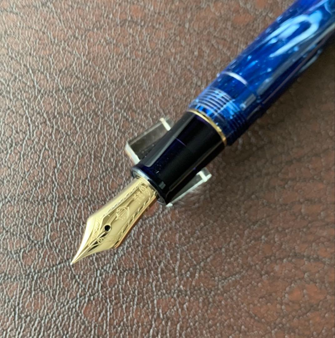 値下不可 セーラー万年筆 ランコントル テール 中細字