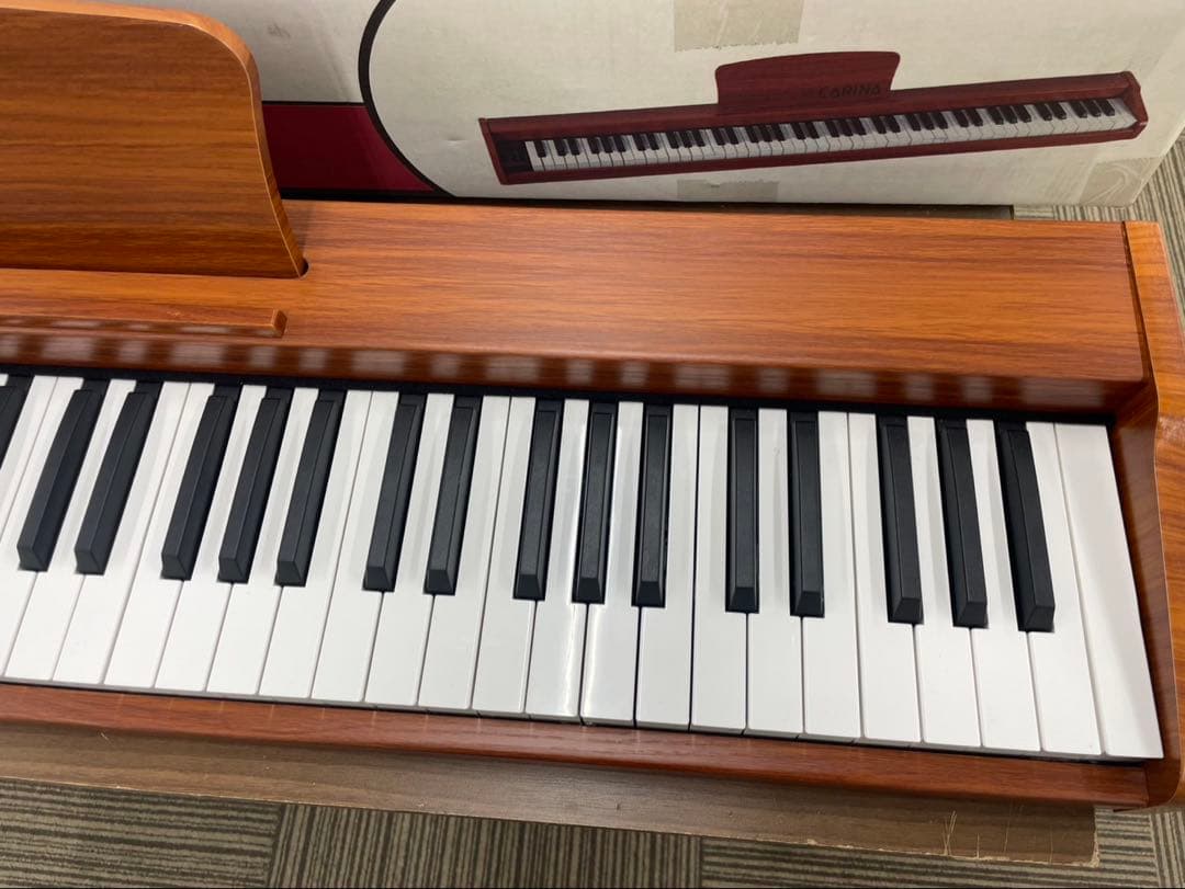 電子ピアノ88鍵盤　給電タイプ　木目調ボディ　ウォールナット