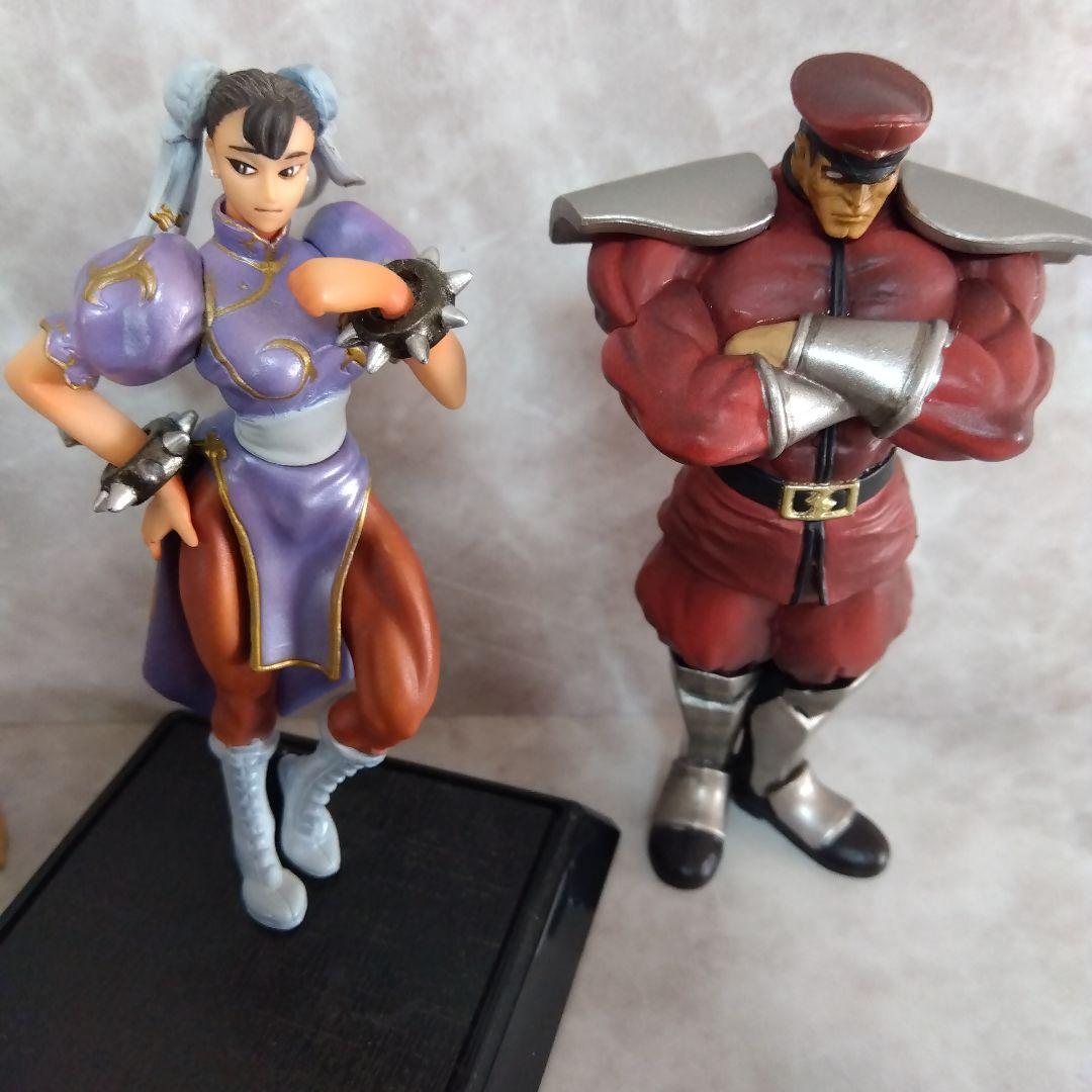 台座無　超造形魂 ストリートファイターIV　リュウ　ケン　春麗　ベガ　フィギュア