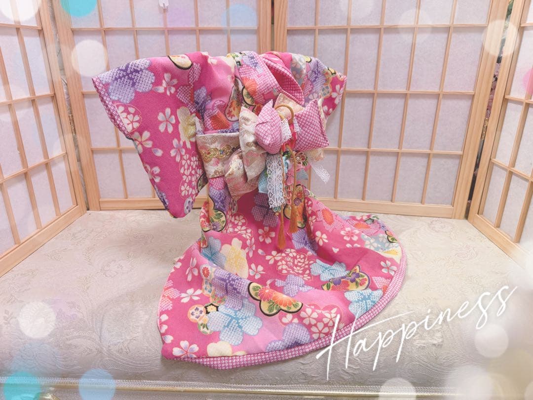 B453. pon2pan2☆犬オーダーお着物☆犬お着物