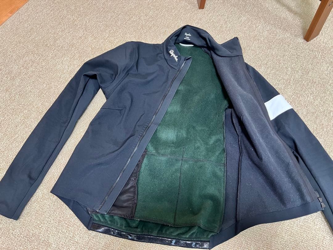 Rapha レディースサイクルジャケット ブラック/ホワイト