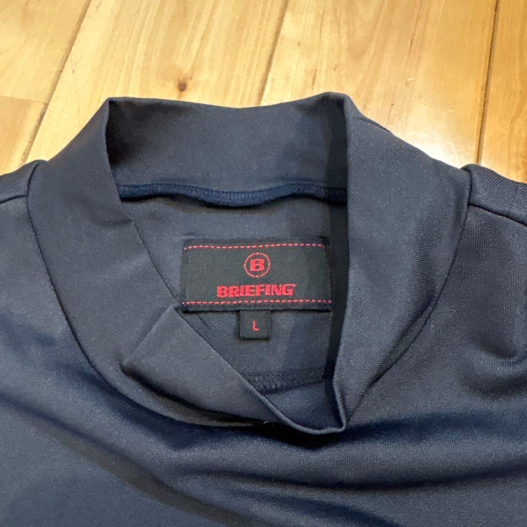 BRIEFING モックネックメンズ ゴルフシャツ L