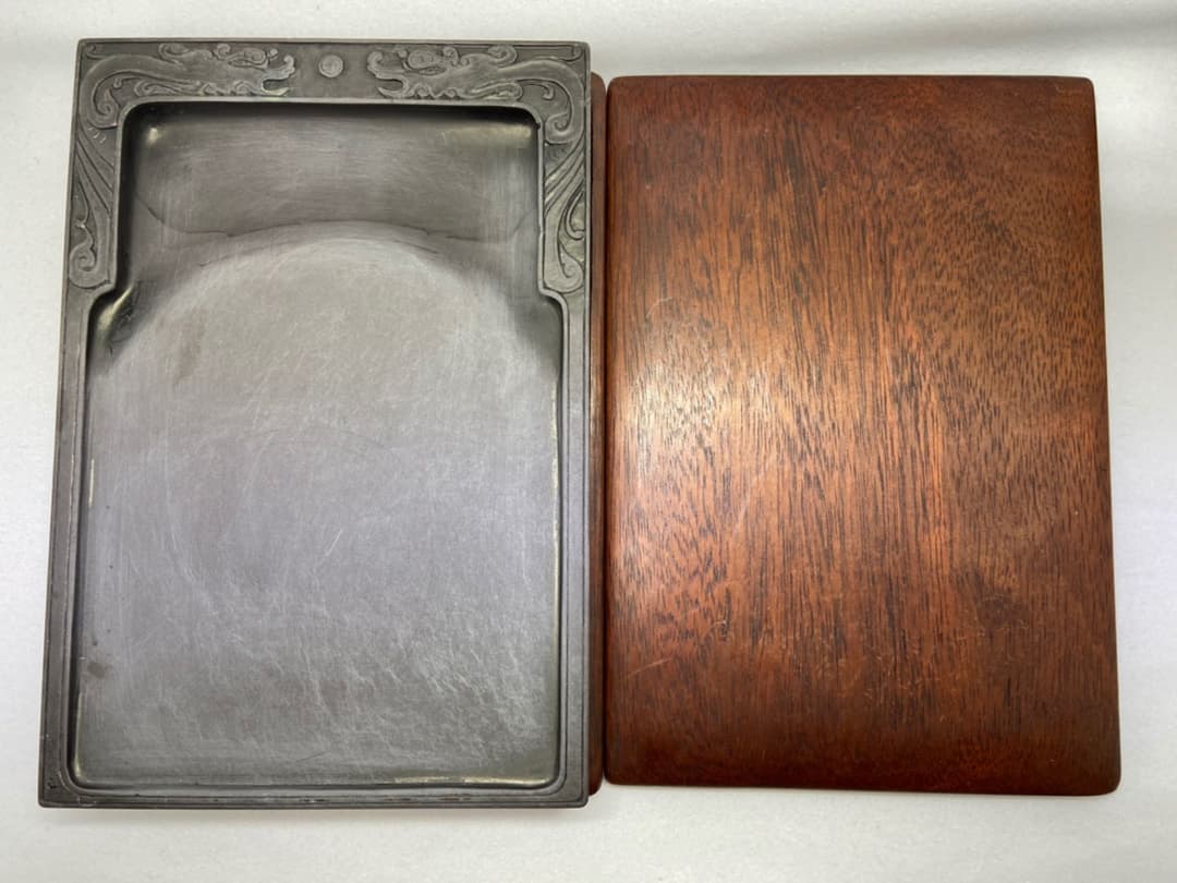 硯　唐木箱　書道　1