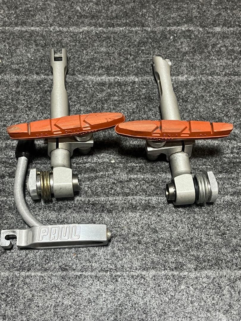 PAUL motolite V-brake シルバー前後セットbluelug