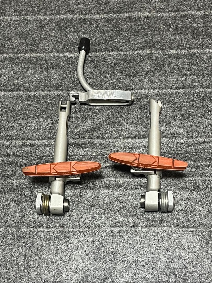 PAUL motolite V-brake シルバー前後セットbluelug