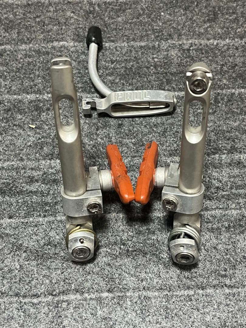 PAUL motolite V-brake シルバー前後セットbluelug