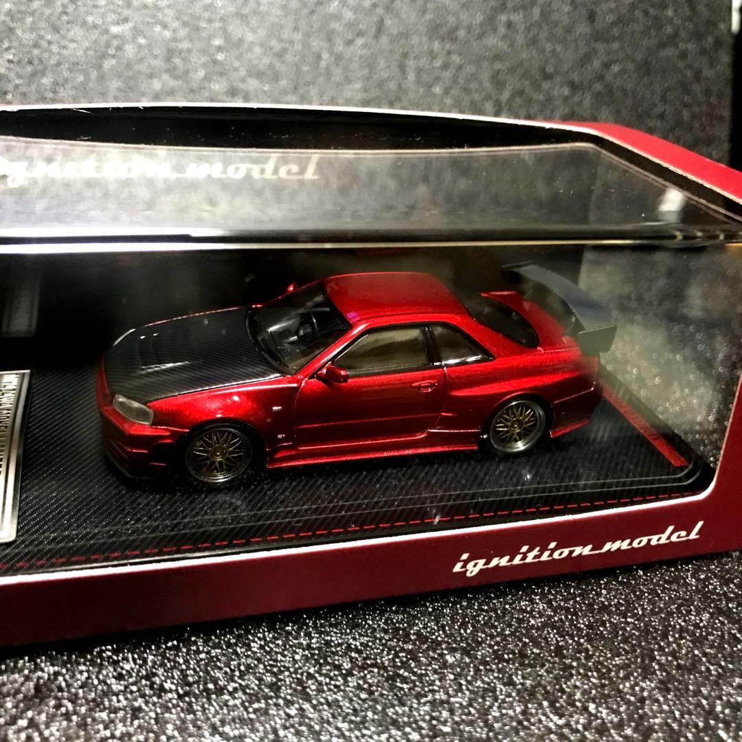 イグニッションモデル 1/64 スカイライン R34 GTR 限定レッド　未開封
