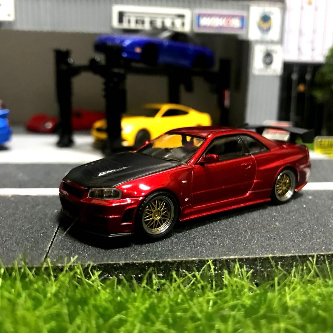 イグニッションモデル 1/64 スカイライン R34 GTR 限定レッド　未開封