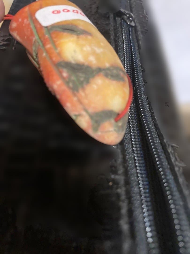 赤珊瑚　根付　仏