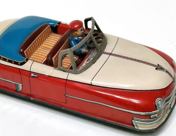 ブリキの自動車 スポーツカー 50年代