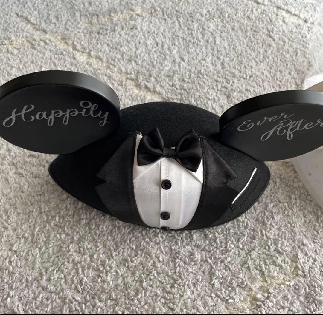 ミッキー型カチューシャ タキシードとドレス