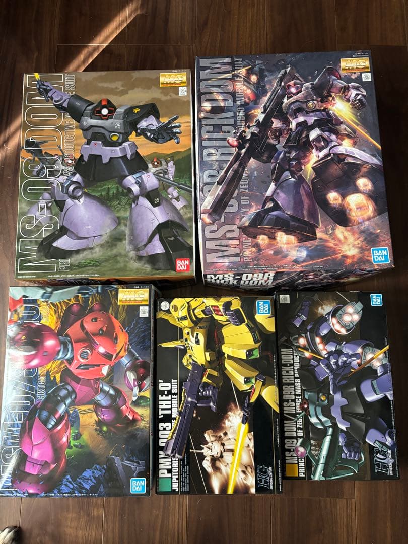 MG ガンプラセット 未組立 1/100 HG ドム　ジオ　ズゴッグ　1/144