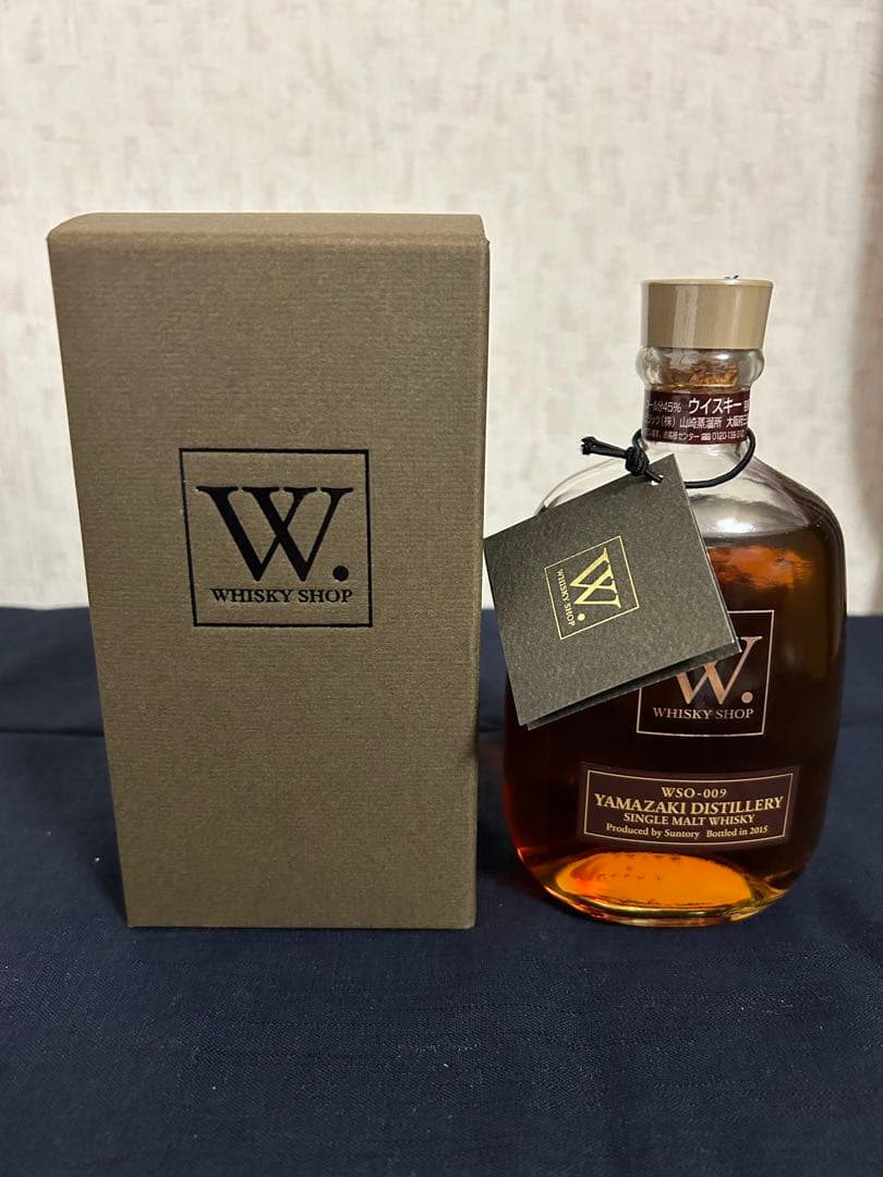 【未開栓品】 山崎 ウイスキーショップ W 009 300ml 【古酒】箱有り