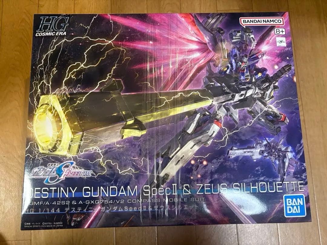 HG 1/144 デスティニーガンダムSpecII&ゼウスシルエット新品未開封品