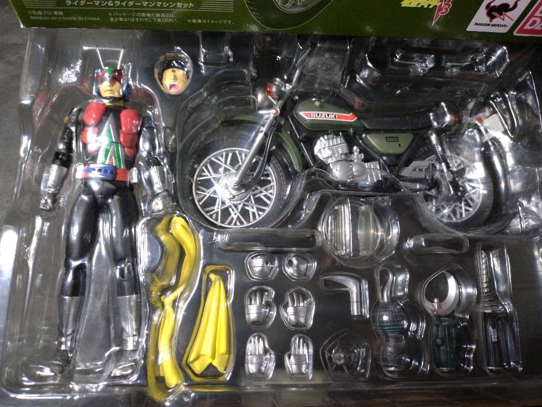 S.H.Figuarts ライダーマン＆ライダーマンマシンフィギュアセット。美品