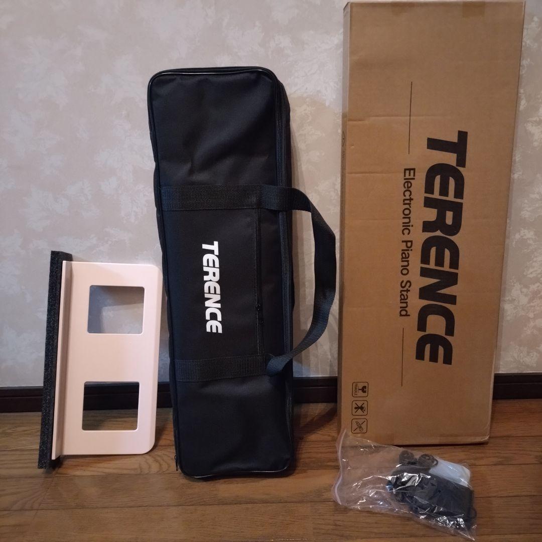 電子ピアノ 88鍵盤 折り畳み式 キーボード スタンド ペタル付き ピンク