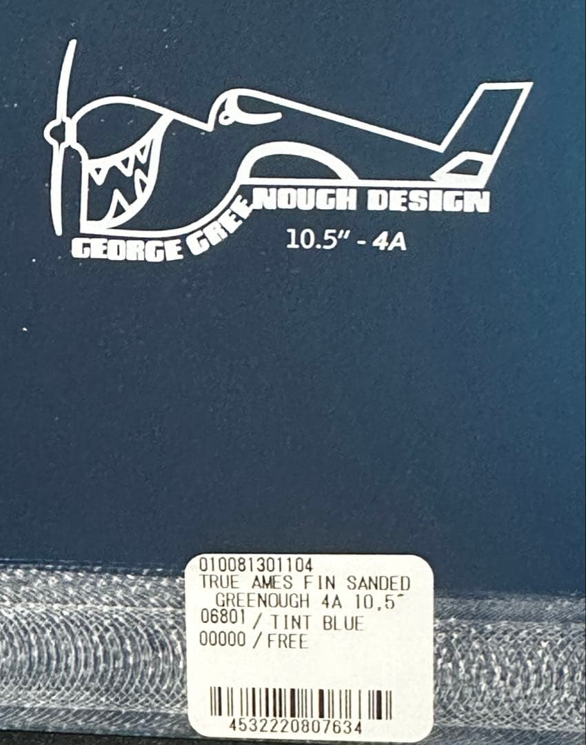 サーフィン・ボディボード TW TRUE AMES Greenough 4A 10.5\"