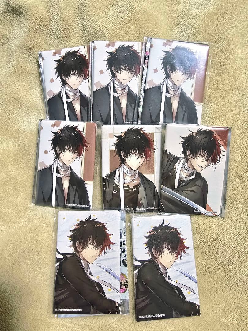 き*み様 刀剣乱舞 肥前忠広 スクエア缶バッジ