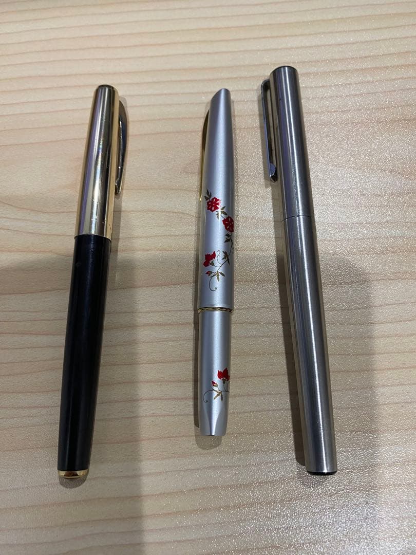 ゴールド14K刻印有り　万年筆のペン先3本セット