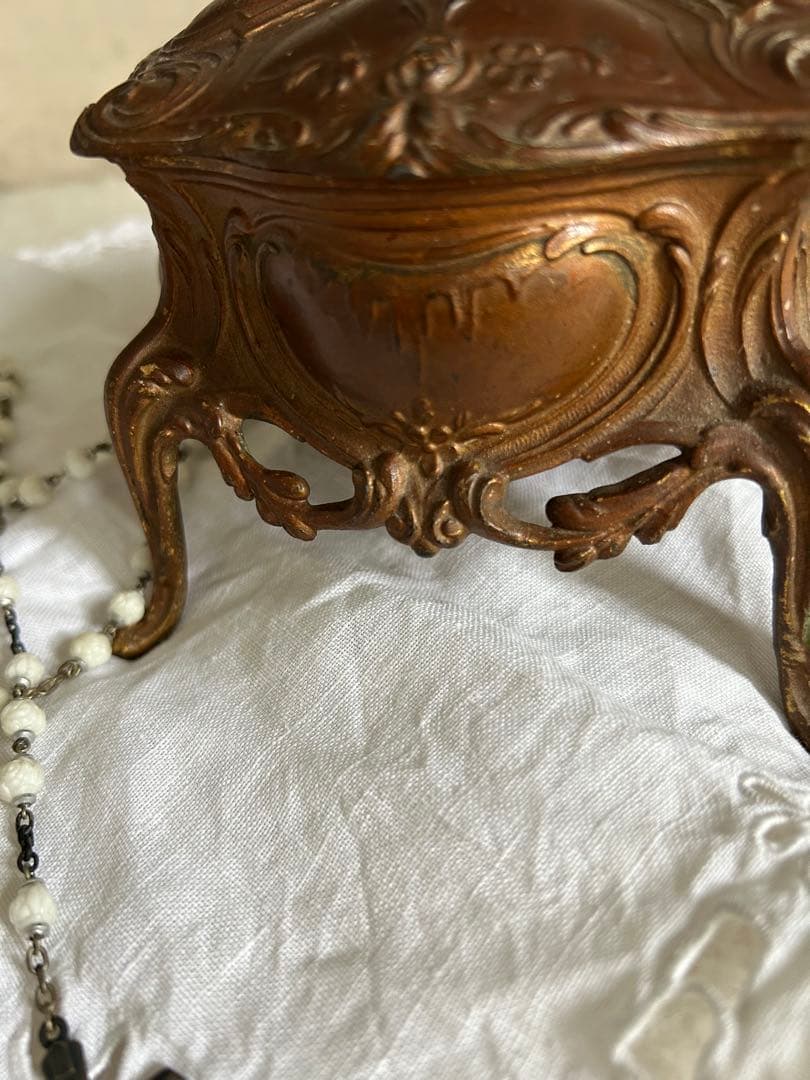 フランスアンティーク　ジュエリーケース