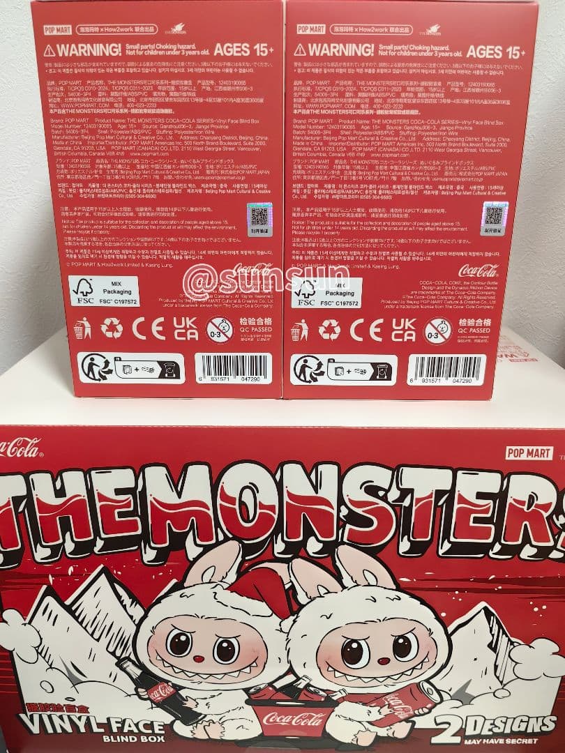 r*i様 POP MART LABUBU コカ·コーラ 新品未開封2個セット