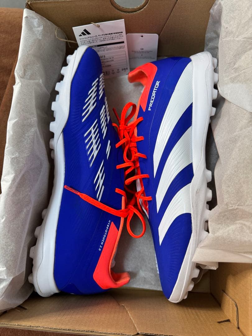 【新品】adidas Predator 28.5cmスパイク青/オレンジ