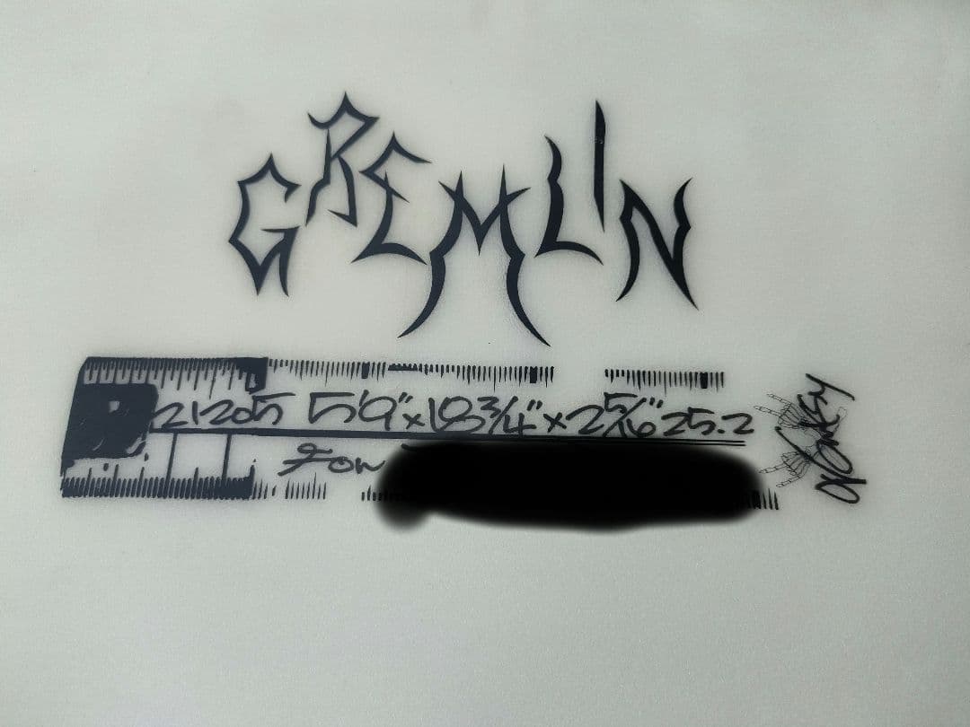 ジャスティス　サーフボード　Gremlin　グレムリン