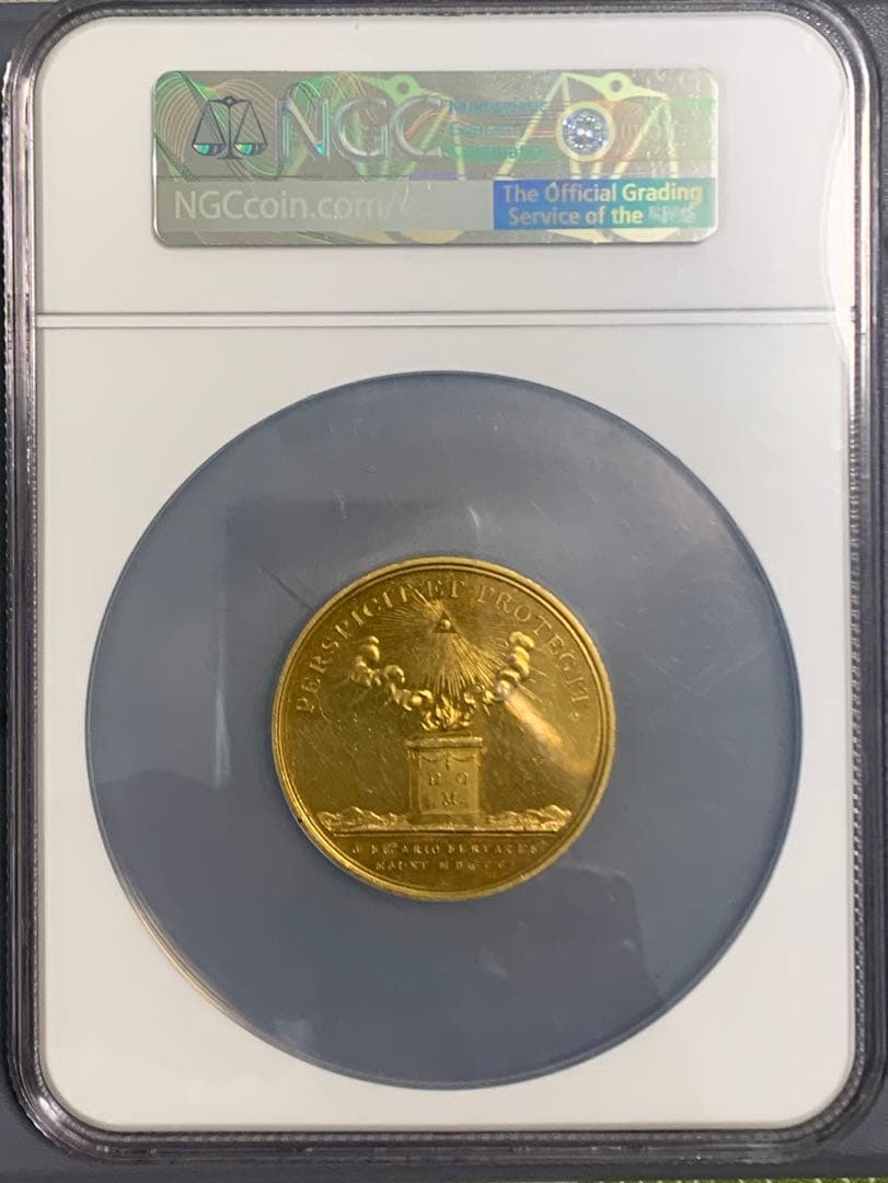 ONLY ONE &TOP POP❗️ジョージ3世 暗殺未遂　金　GILDメダル