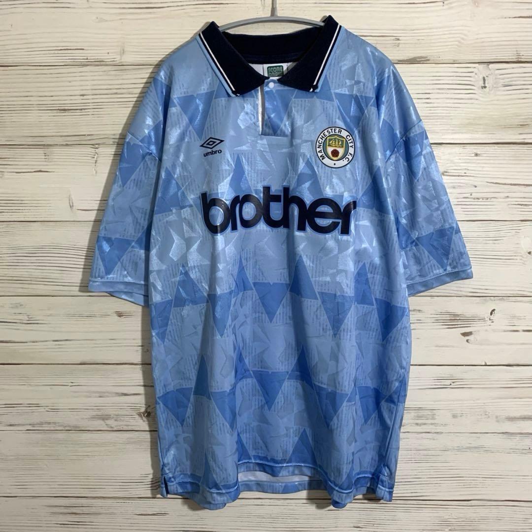 マンチェスター・シティ 89-91年 ホームシャツ XXL ナイアル・クイン