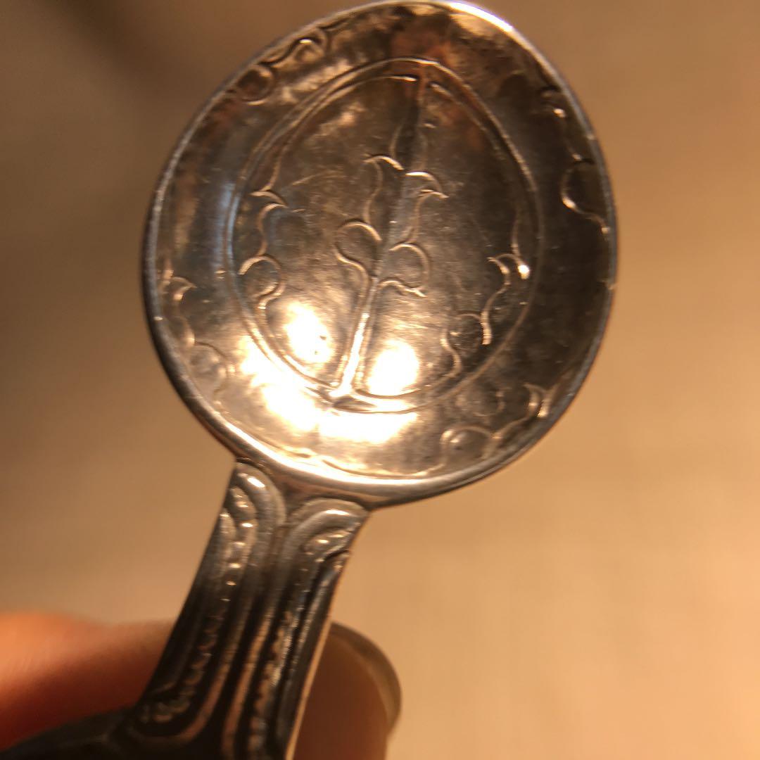 チベッタン古美術銀工芸品　携帯薬調合匙