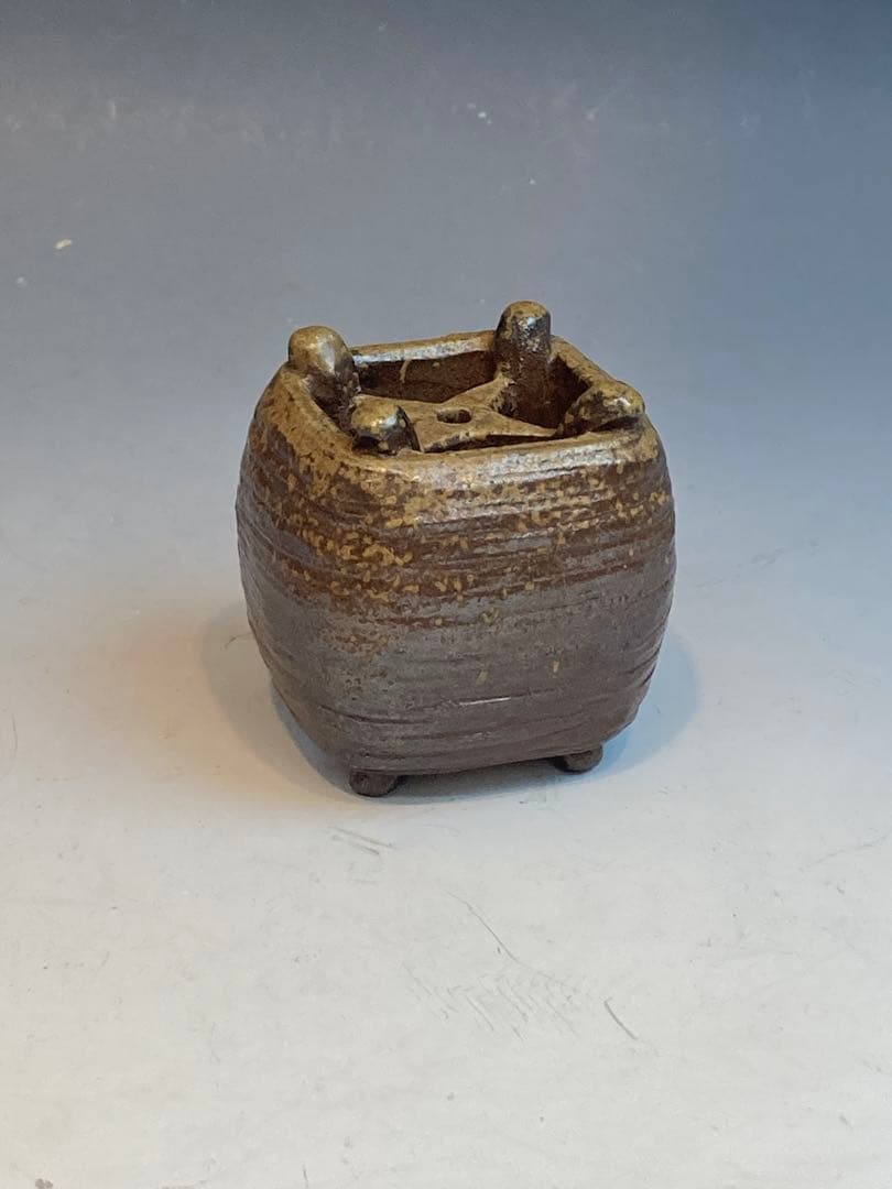 古備前糸巻蓋置 古作 茶道具