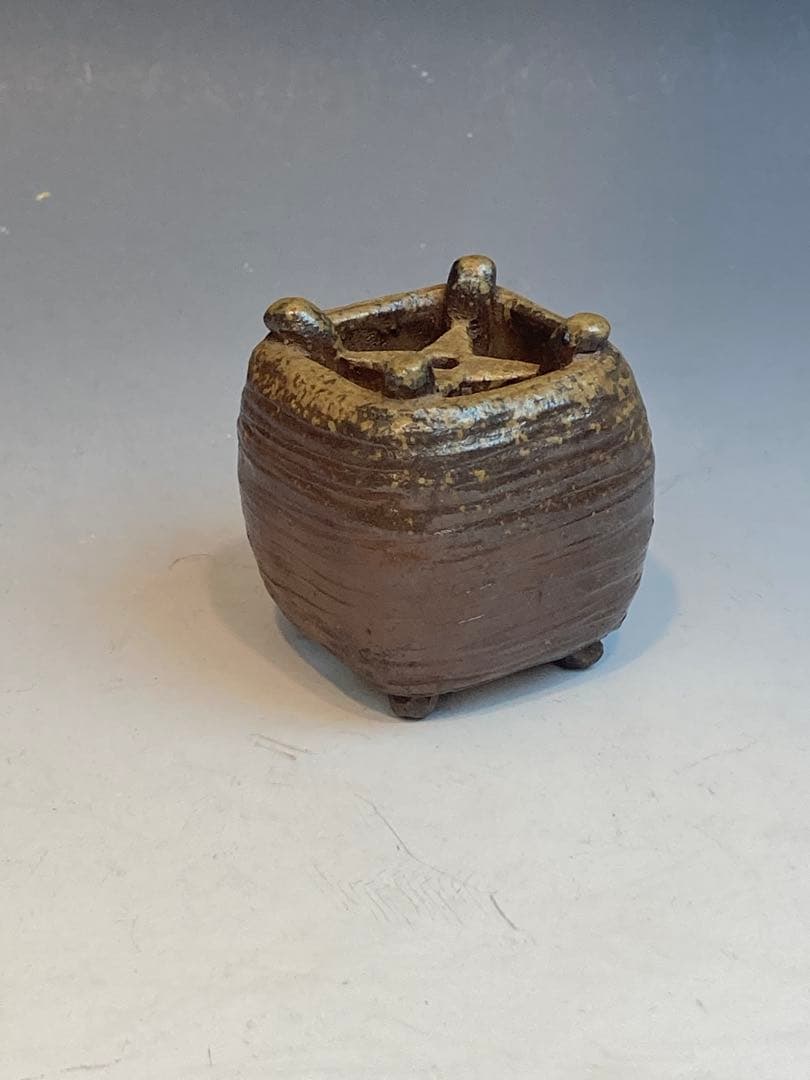 古備前糸巻蓋置 古作 茶道具