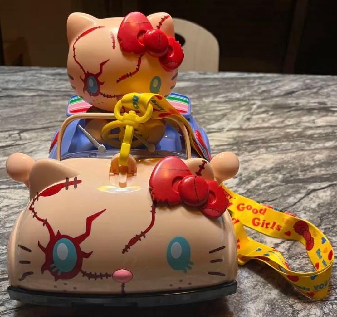 ユニバーサルスタジオ　ハローキティ チャッキー　ポップコーンケース キティちゃん